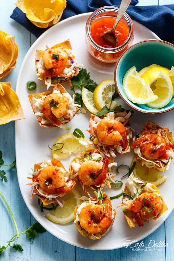 Restaurant-Style Garlic Prawn Wonton Bites: Impress Guests